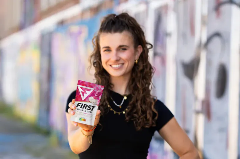 FIRST Vitamin Gum - 6 Pack Deal - BUBBLE MINT 
